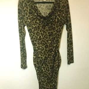 Michael Kors Leopard Print Dress S